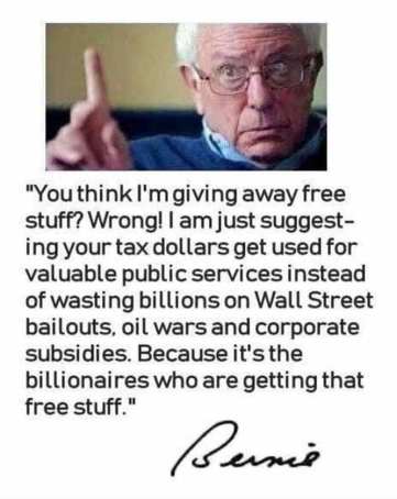 not free stuff, billionaires